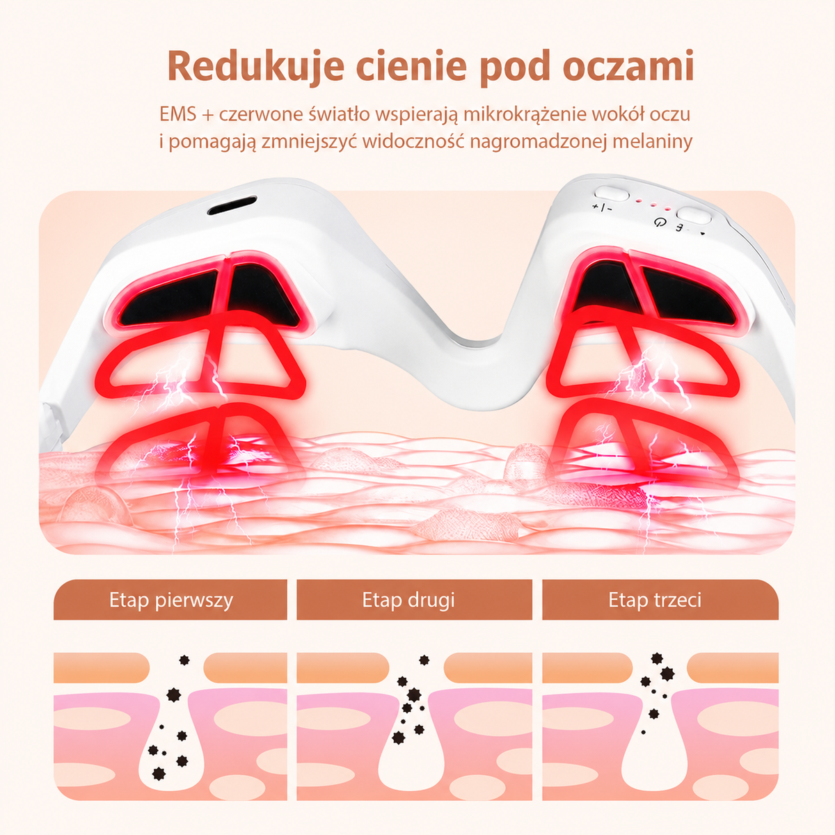 Masażer pod oczy EMS Gelena™